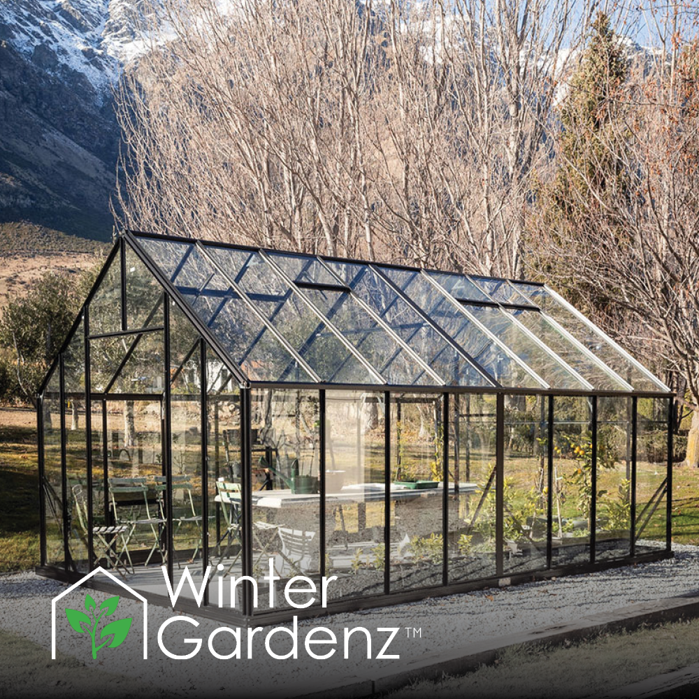 10x16ft (3.2x5.1m) Glasshouse 4mm Toughened Glass