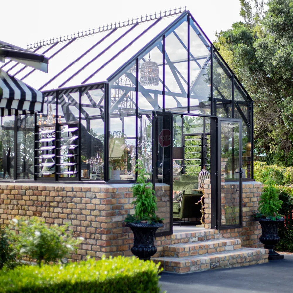 12x16ft (3.8x5.1m) Elite Glasshouse - wintergardenz.co.nz