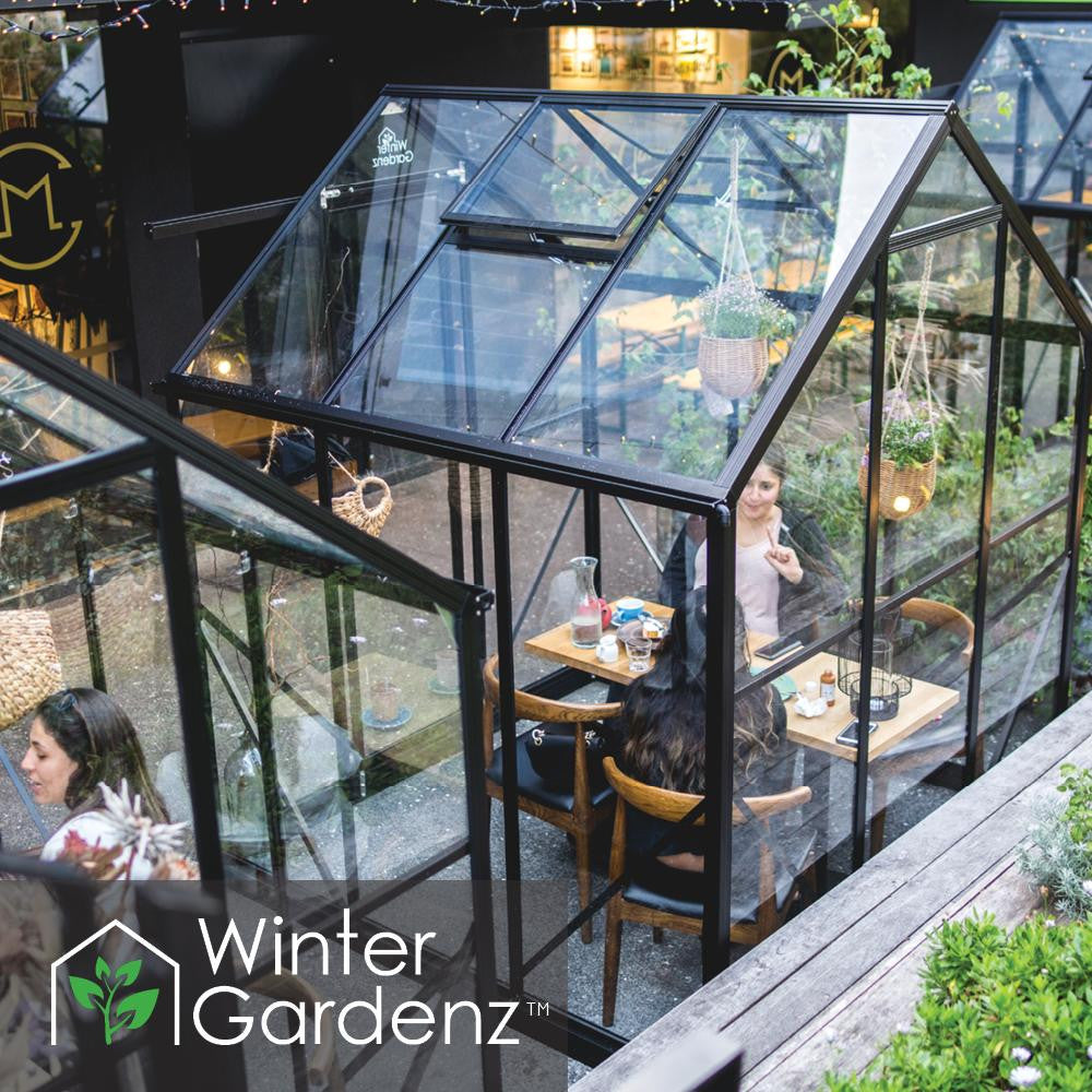 6x6ft (2x2m) Glasshouse with 4mm Toughened Glass