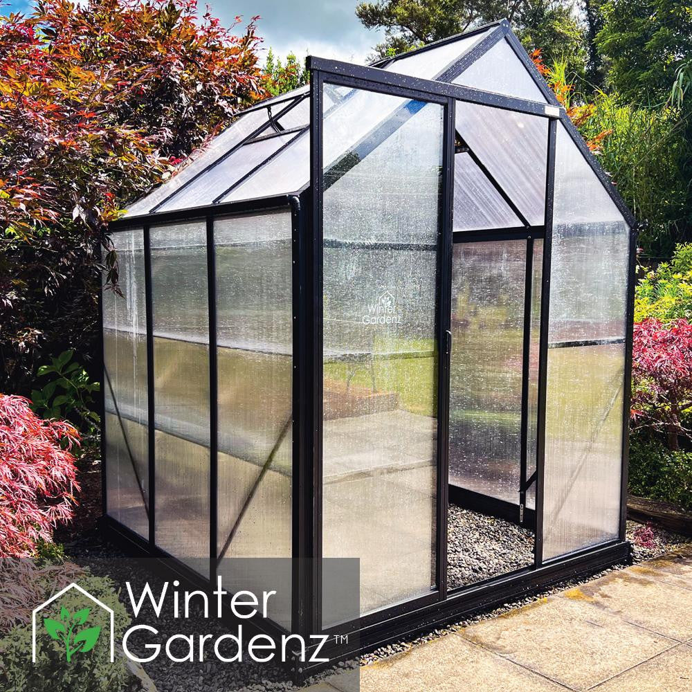 6x6ft (2x2m) Greenhouse with 6mm Polycarbonate