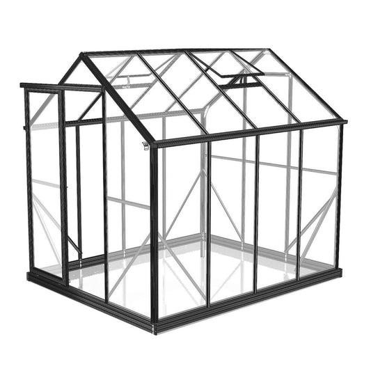 6x8ft 2x2.6m Glasshouse 4mm Toughened Glass