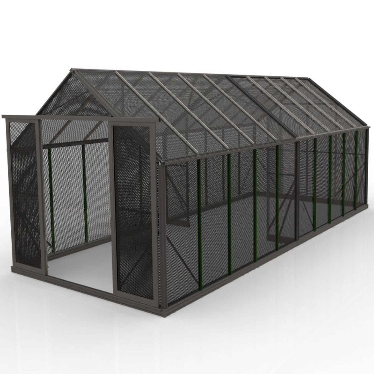 8x20ft (2.6x6.4m) Shade House Aluminium Shade Mesh