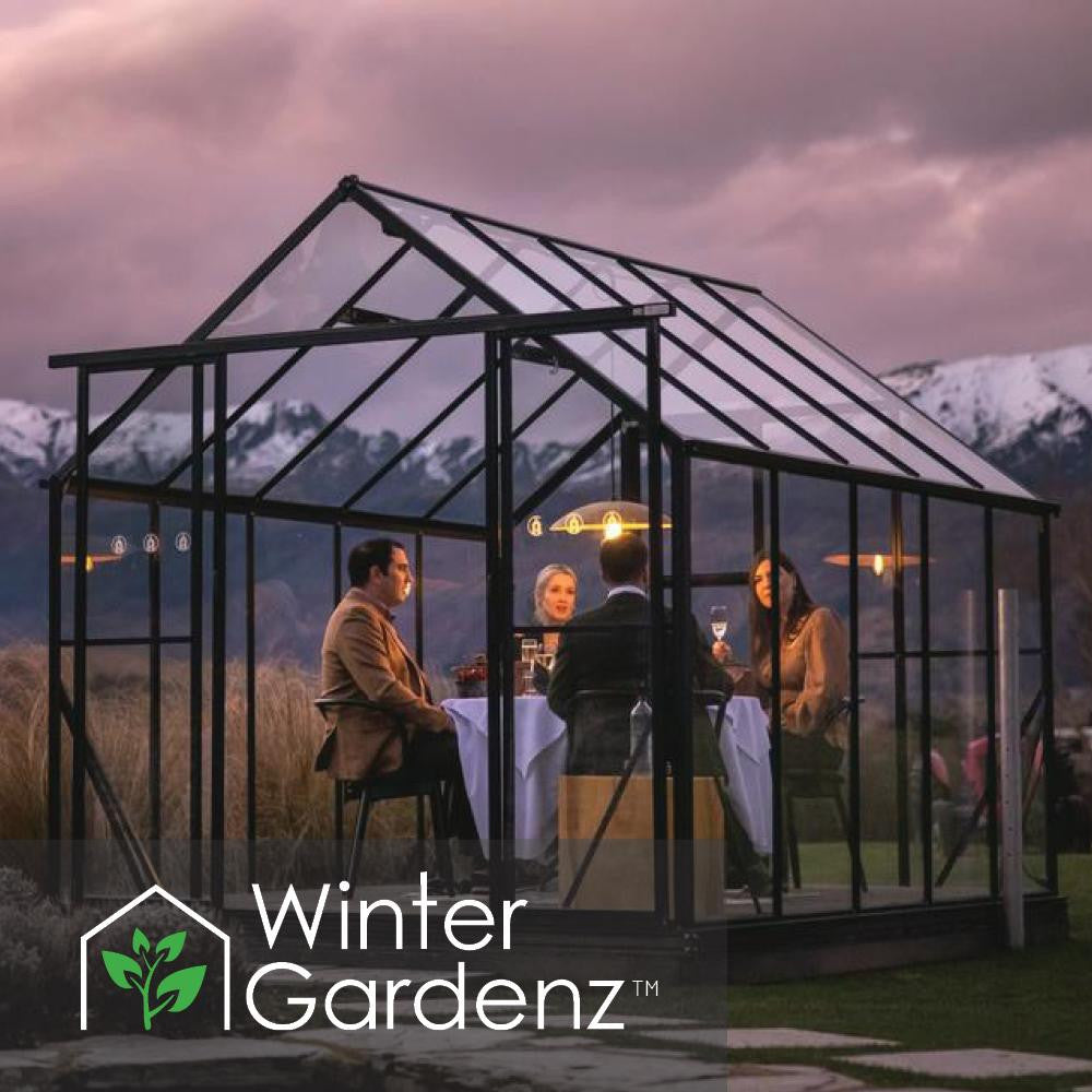 8x10ft (2.6x3.2m) Glasshouse 4mm Toughened Glass