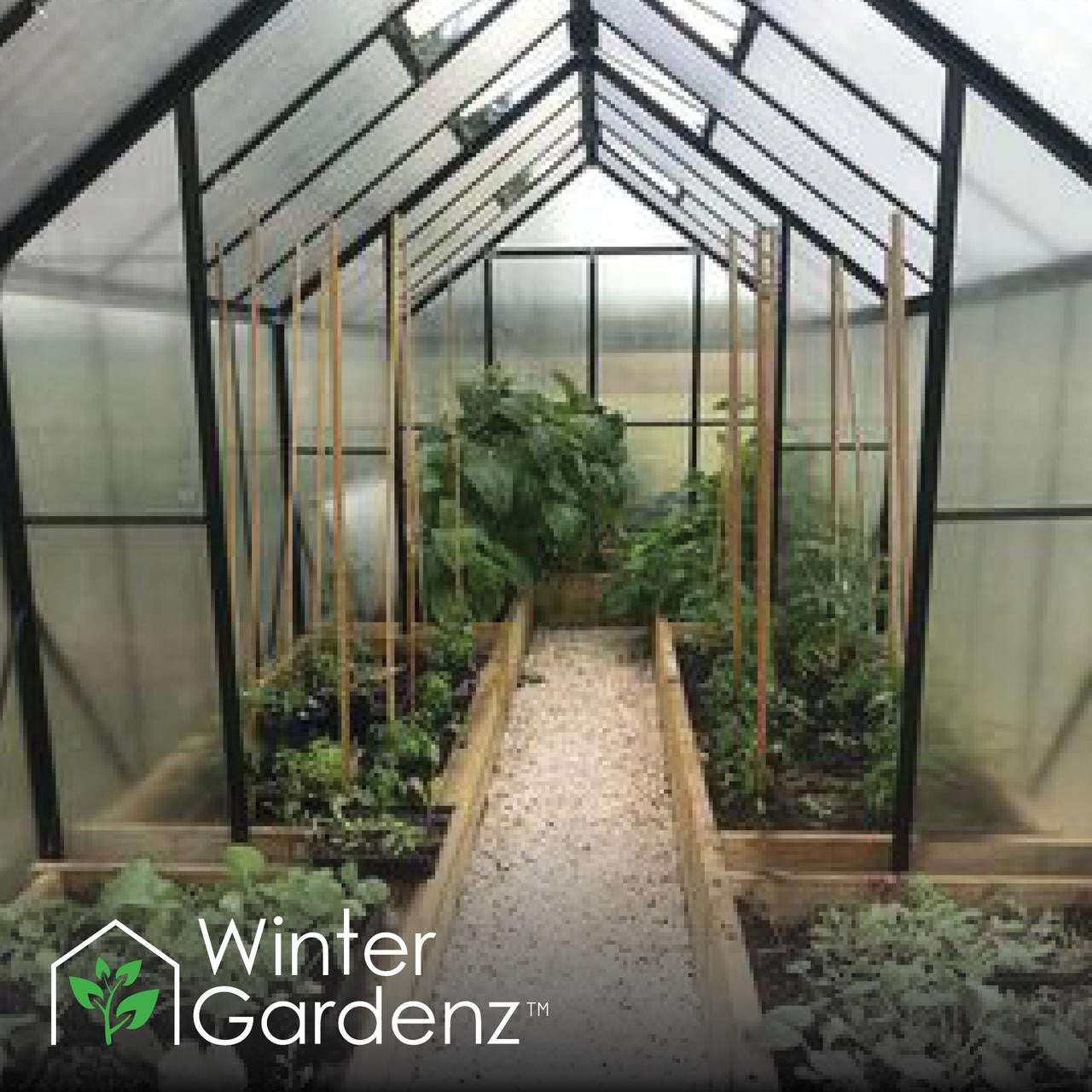 8x16ft (2.6x5.1m) Greenhouse 6mm Polycarbonate
