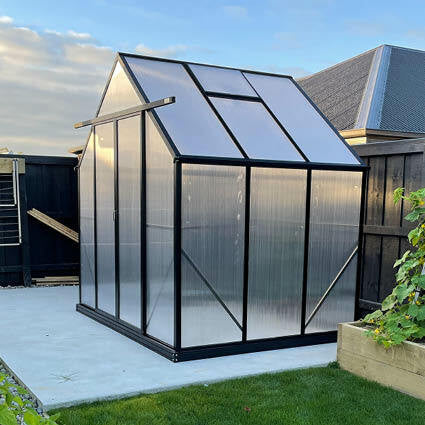 8x6ft 2.6x2m Greenhouse 6mm Polycarbonate