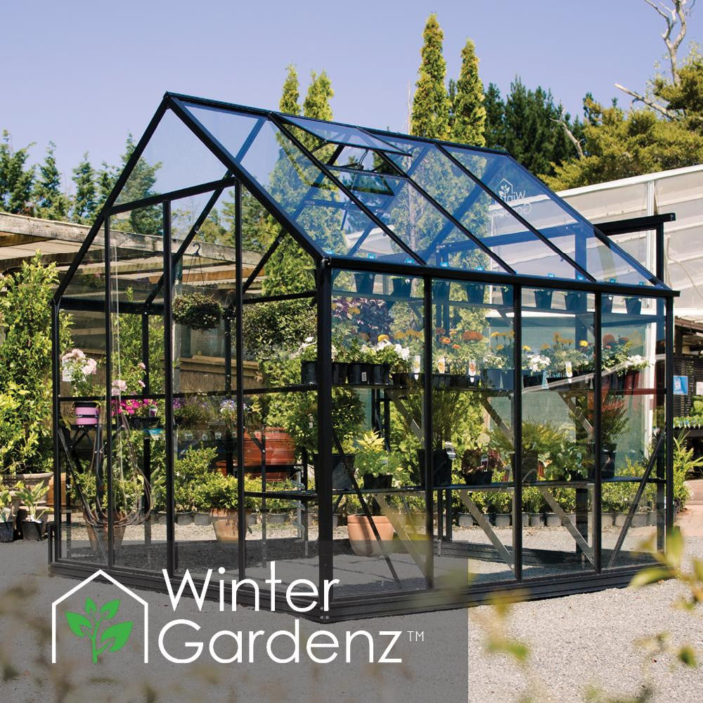 8x8ft (2.6x2.6m) Glasshouse 4mm Toughened Glass
