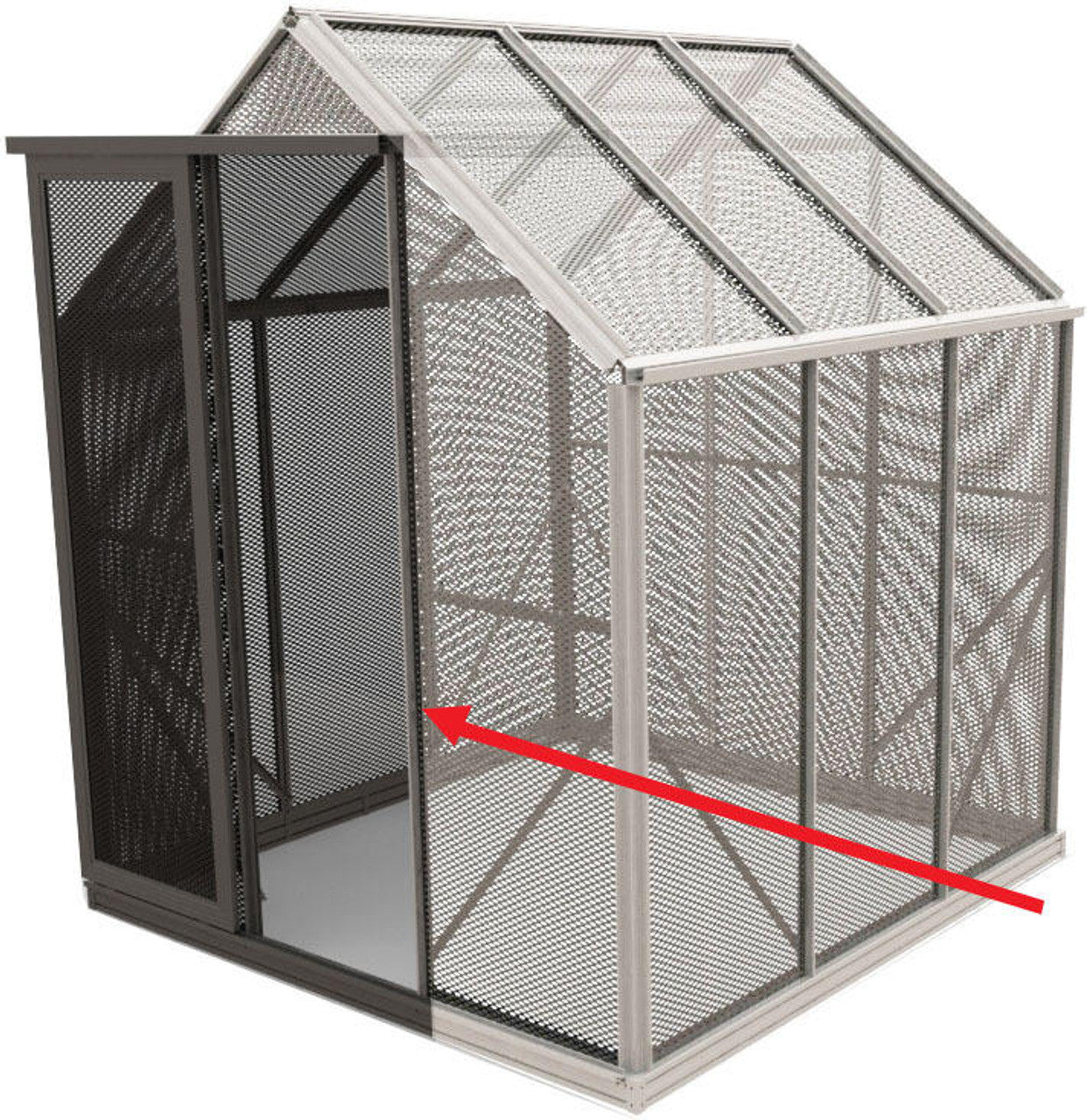 Aluminium Mesh Screen Door - BLACK