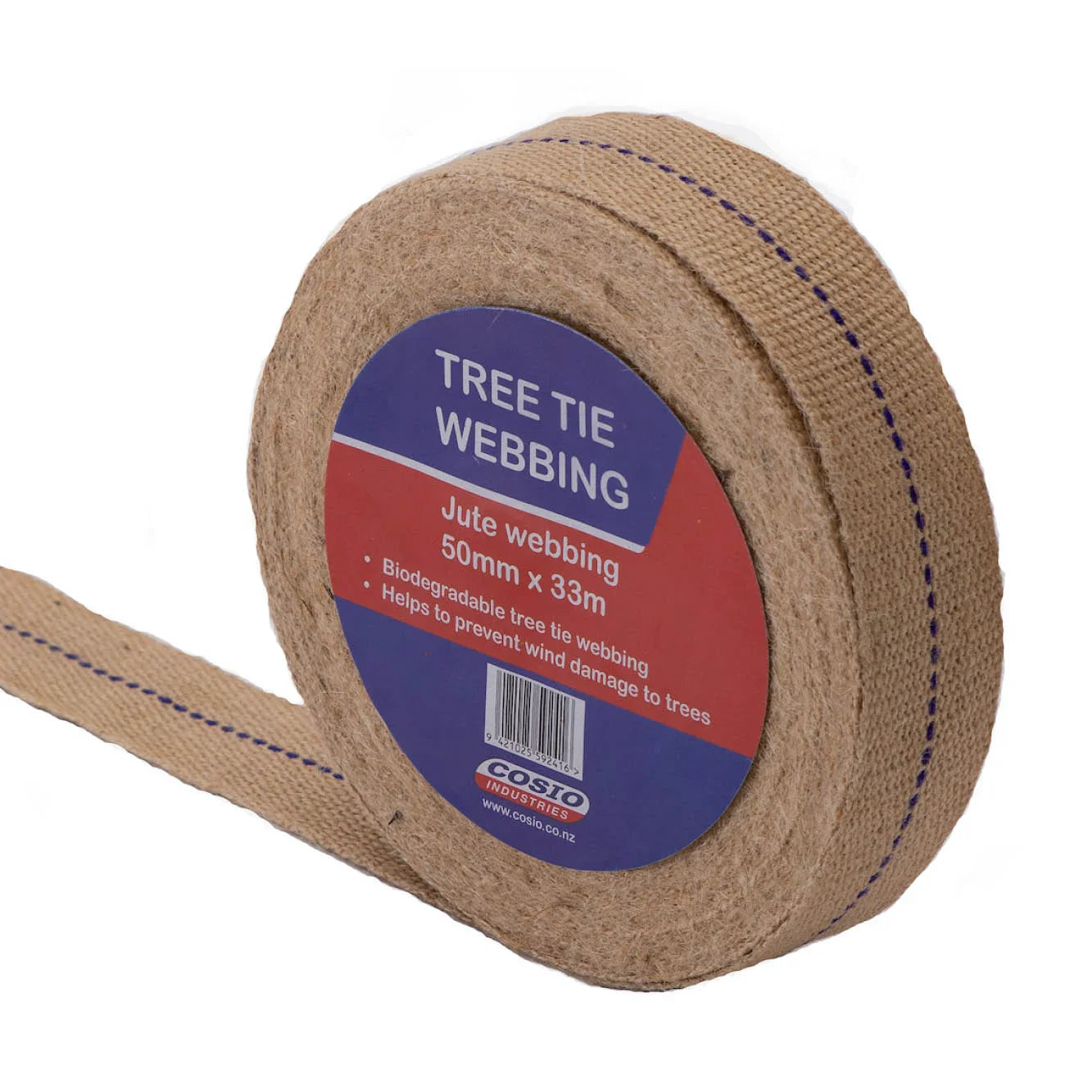 Jute Tree Tie Webbing - 50mm x 33m - wintergardenz.co.nz