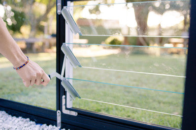 Louvre Vent Kit - Glass