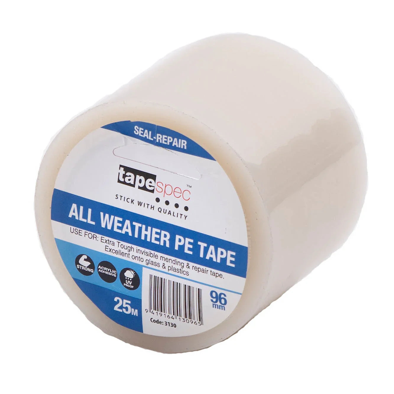 Greenhouse Repair Tape, 25m rolls, 96 or 400mm wide - wintergardenz.co.nz