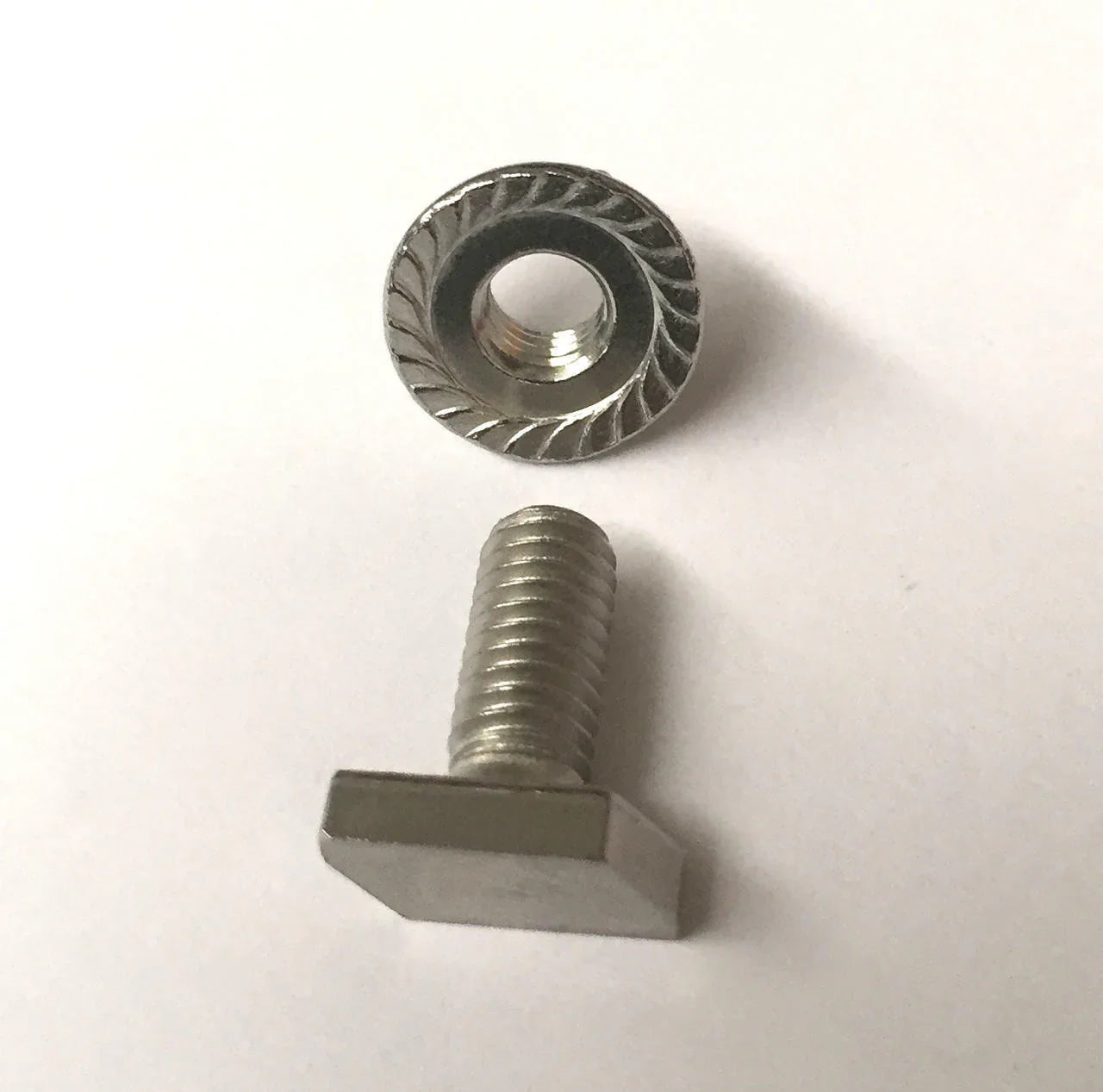 T-Head Stainless Steel Nuts and Bolts 25pk