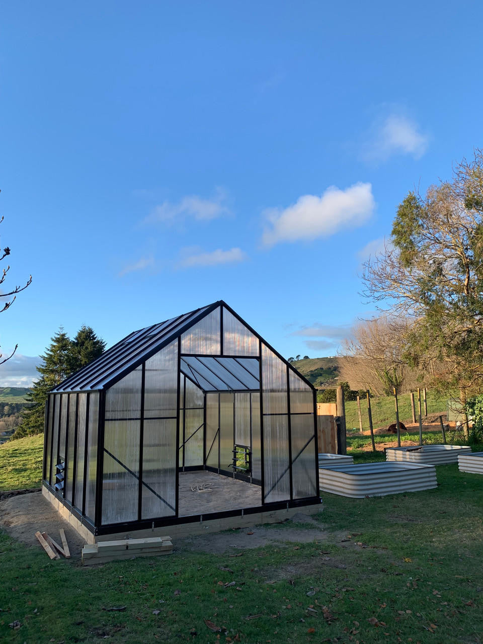 Winter Gardenz 10x12ft (3.2x3.8m) Greenhouse 6mm Polycarbonate