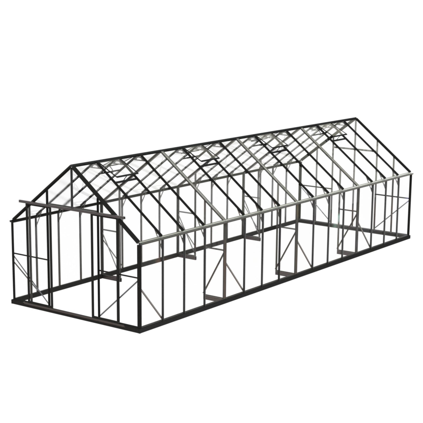 Winter Gardenz 10x32ft (3.2x10.2m) Greenhouse 6mm twinwall polycarbonate
