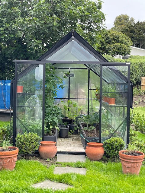 Winter Gardenz 8x10ft (2.6x3.2m) Glasshouse 4mm Toughened Glass