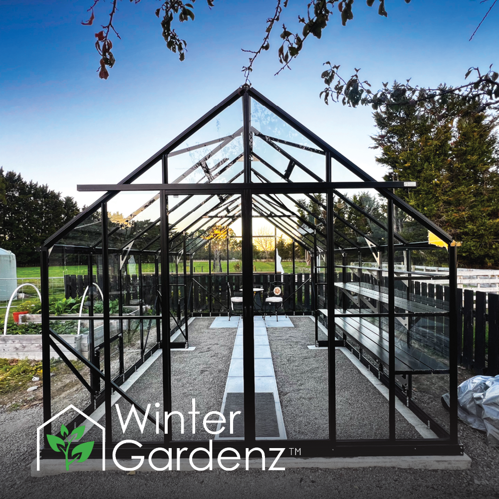 10x16ft (3.2x5.1m) Glasshouse 4mm Toughened Glass