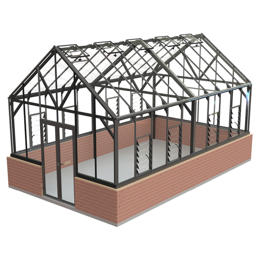 12x20ft (3.8x6.4m) Elite Glasshouse