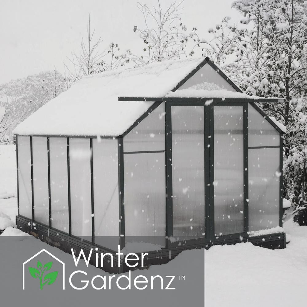  8x10ft (2.6x3.2m) Greenhouse 6mm Polycarbonate 