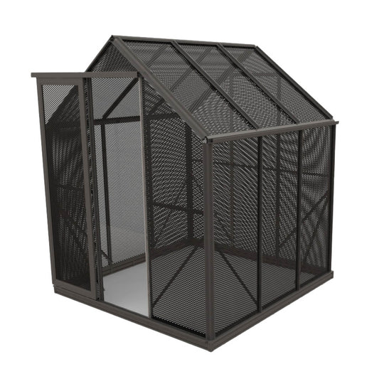 6x6ft (2x2m) Shade House Aluminium Shade Mesh