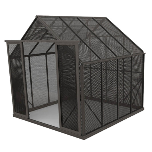 8x8ft (2.6x2.6m) Shade House Aluminium Shade Mesh