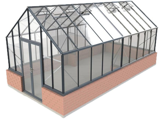 Winter Gardenz 10x20ft (3.2x6.4m) Elite Stonewall Glasshouse