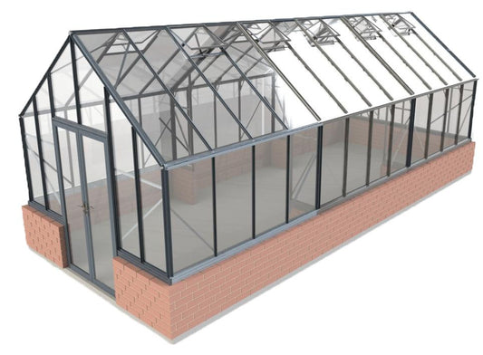 Winter Gardenz 10x24ft (3.2x7.7m) Elite Stonewall Glasshouse