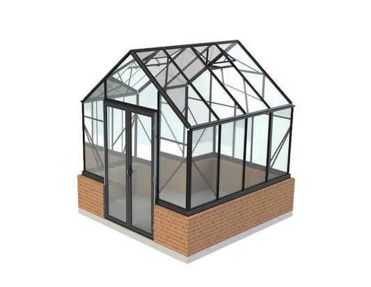 Winter Gardenz 8x8ft (2.6x2.6m)  Elite Stonewall Glasshouse